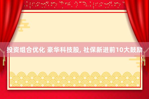 投资组合优化 豪华科技股, 社保新进前10大鼓励